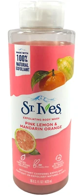 Jabón corporal St Ives 16 onzas rosa limón y mandarina naranja 16 fl oz - NUEVO Foto 1 de 4
