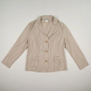 LAURA KENT Blazer Damen Gr. DE 40 beige Casual-Look leicht locker Reverskragen - Bild 1 von 20