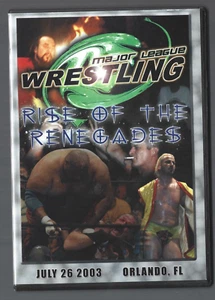 Terry Funk CM Punk Rise Of The Renegades 2003 NEW DVD Major League Wrestling ROH - Picture 1 of 2