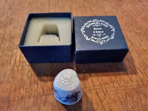 Sutherland Bone China Heart Shaped Thimble in Original Gift Box - Picture 1 of 8