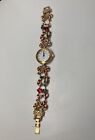 Vintage Women’s Red Gold Green Christmas holiday fashion casual watch Works