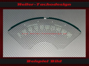 Tachoscheibe Tachoglas für Chevrolet Chevy Bel Air Nomad 1955 110 Mph zu 180 Kmh - Picture 1 of 2