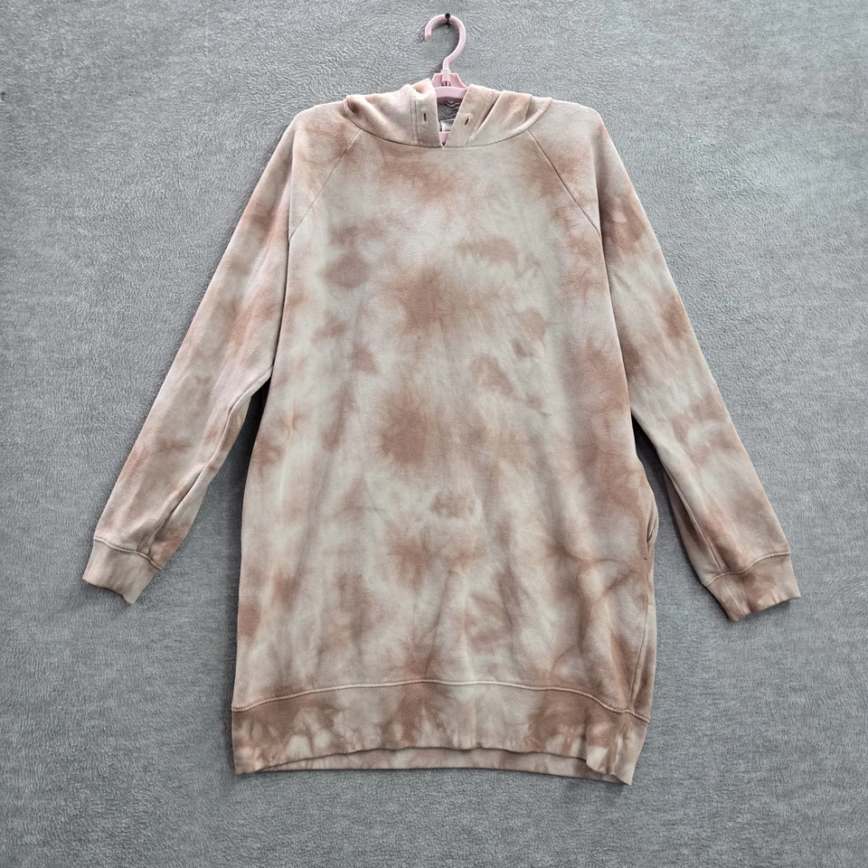 ROSA Mujer Sudadera con Capucha M Marrón Túnica Manga Larga Algodón Poliéster LEER Foto 1 de 4