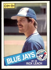 1985 O-Pee-Chee Rick Leach Baseball Cards #52 - Picture 1 of 2