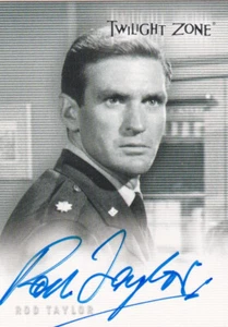 Twilight Zone Autograph Card A-9 Rod Taylor as Colonel Clegg Forbes - Picture 1 of 4
