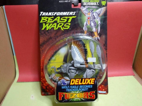 Transformer Beast Wars Silver Bolt Figure Rare Cover