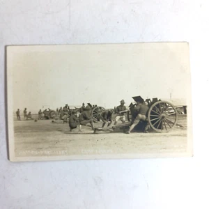 Antiguo RPPC 195º Entrenamiento de Artillería de Campo Ft. Camp Kearney Postal Ejército - Imagen 1 de 3