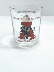 Alabama Crimson Tide 1992 CHAMPIONSHIP Glass BP Oil Collectible Vintage  - Picture 1 of 5