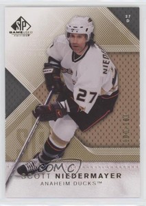 2007-08 SP Game Used Edition Gold /100 Scott Niedermayer #100 HOF