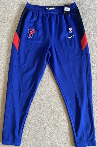 NEW Nike Detroit Pistons NBA Warm Up Tearaway Pants Mens 3XL-TT AV0840-495 Cover