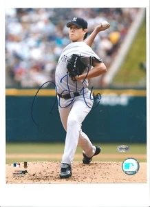 Chien Ming Wang Vertical Home Pitching 8x10 Color Autographed Signed Photo - Picture 1 of 3