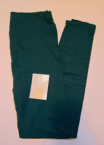 LuLaRoe OS Leggings DUNKELTÜRKIS Grün Einfarbig Einheitsgröße (Größe 2-10) Neu mit Etikett - Bild 1 von 6