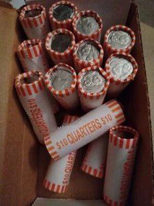 2020 D ATB American Samoa Fruit Bat 5 ROLLS ^ Total 200 quarters Denver - Picture 1 of 2