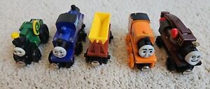 Thomas The Tank Engine Wooden Trains Friends Vintage Lot ~ Billy, Harvey