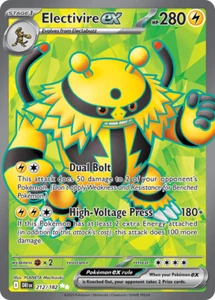 Pokémon TCG Electivire ex 212/182 Full Art Ultra Rare Destined Rivals NM/M - Picture 1 of 1