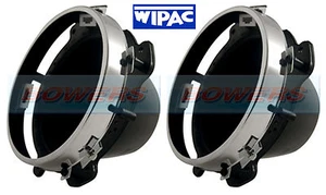 PAIR OF WIPAC 5 3/4" 5.75" INCH HEADLIGHT / HEADLAMP MOUNTING / BACKING BOWLS - Picture 1 of 1