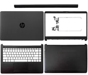Para HP 14-DF 14-CF 14-DK 14-DP 14SCR Cubierta Trasera Bisel Apoyamanos Estuche Inferior Negro - Imagen 1 de 13