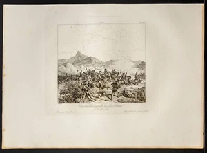 1841ca - Battle of Campillo de Arenas - Antique Engraving - Expedition of Spain - Picture 1 of 5