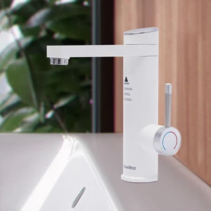 LED Elektrischer Wasserhahn Sofort Heizung Durchlauferhitzer Waschbecken Armatur - Bild 1 von 16