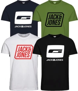 JACK&JONES MENS COTTON SLIM FIT T-SHIRT SIZES S-XXL - Picture 1 of 16