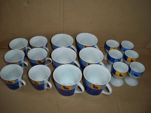 Frühstücksset Tassenset 18-tlg. Porzellan MF-Design spülmaschinen+mikrowelle - Bild 1 von 5
