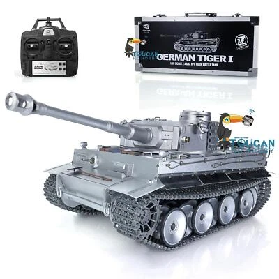 Henglong 1/16 3818 Full Metal German Tiger I RTR Tank Pro Model Sprockets Tracks - Image 1 of 4
