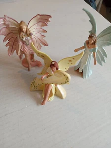Schleich Fairy Elf Fantasy LOT Musical Harp Magic Winged Figures - Picture 1 of 9