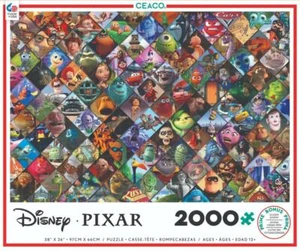 Rompecabezas Ceaco; Clips de Pixar; 2.000 piezas; 3502-4 - Imagen 1 de 2