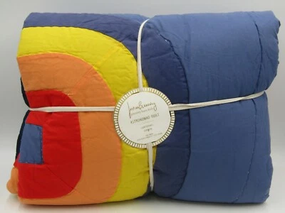 Pottery Barn Kids Justina Blakeney Astronomad Quilt Full Queen Blue Multi #9742C - Image 1 of 4