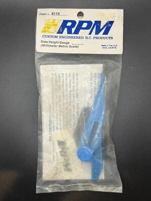 RPM 8115 Vintage Ride Height Gauge On-Road/Off-Road (Blue) - Image 1 of 2