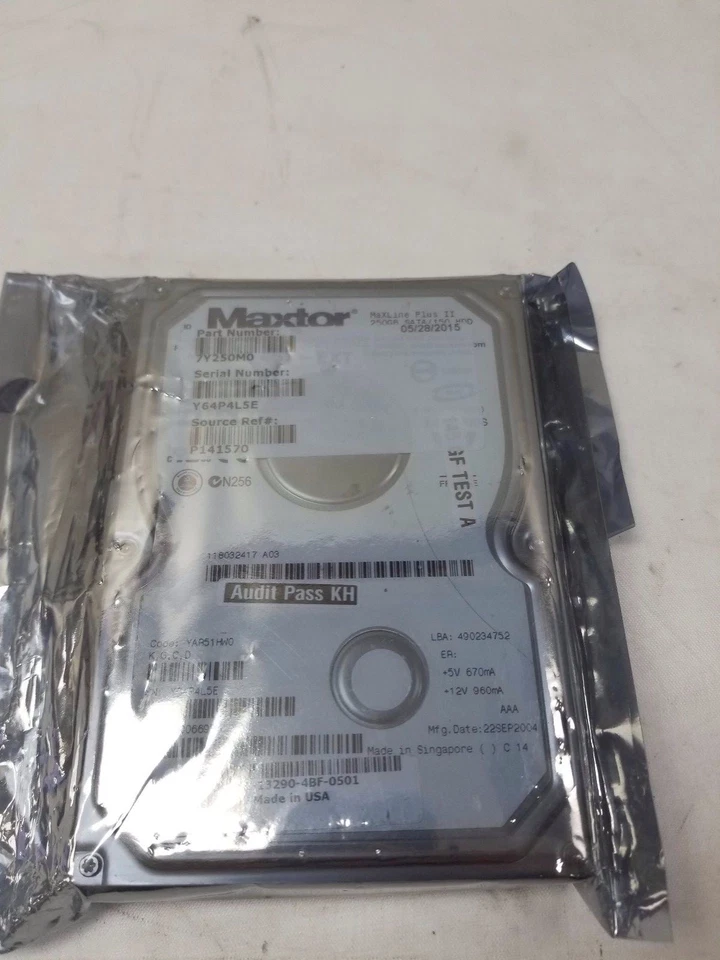 Dell 250GB 7200 RPM 3.5" SATA Internal Hard Disk Drive G4561  - Image 1 of 1