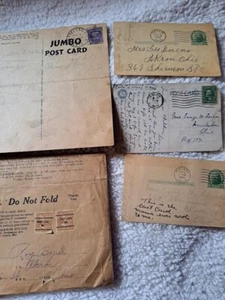 1923 george washington 1 cent stamp on postcard- and more - Picture 1 of 12