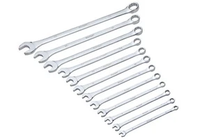 Extra Long Combination Spanner Set 12PC 6- 22MM Long Wrench Spanners Metric - Picture 1 of 11