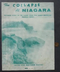 1954 Niagara Falls Collapse Titanic Rock Destroyed Disaster Pictorial Booket --- - Picture 1 of 1