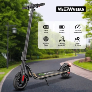 US ELECTRIC SCOOTER FOR ADULT TEENS 5.2AH LONG RANGE FOLDING E-SCOOTER NEW - Picture 1 of 11