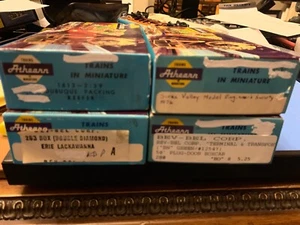 (LOTE DE 4 COCHES) ATHEARN BOXCARS ESCALA HO - Imagen 1 de 11