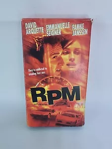 RPM (VHS, TAPE 2000) Rare Race Car Movie - Imagen 1 de 3
