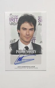 2012 Leaf Pop Century Ian Somerhalder Autographed Card Lost Smallville - Picture 1 of 2