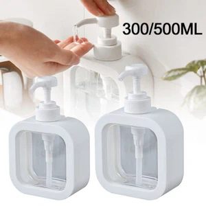 300/500ML Leer Pumpflaschen Seifenspender Shampoo Duschgel Pumpe Flasche Tragbar - Bild 1 von 10
