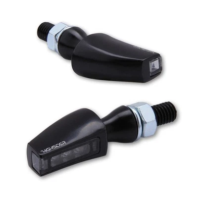 LED Blinker HIGHSIDER Pro Flight, Schwarz, Getönt, E-geprüft - Bild 1 von 4