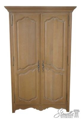 70446: ETHAN ALLEN Bleached Maple Country French Armoire Wardrobe - Image 1 of 4