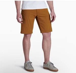 prAna Mens Size 32 Riveter Boardshort Stretch Woven Standard Fit Manzanita Brown - Picture 1 of 11