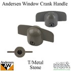 Andersen E-Z Casement Window Crank Handle T Metal Stone Window Handle