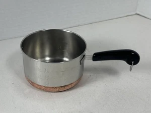 Vintage Revere Ware 1 Cup Measuring Pan Mini Melting Pot Copper Bottom - Picture 1 of 12