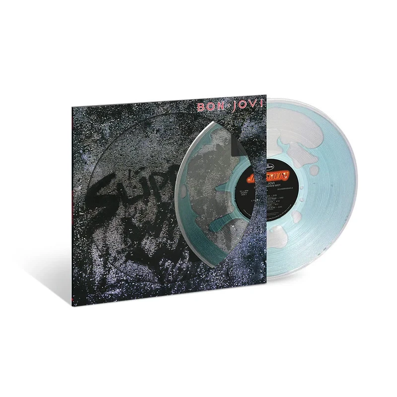 Bon Jovi Slippery When Wet Water Filled Liquid Vinyl LP Unnumbered - Image 1 of 1