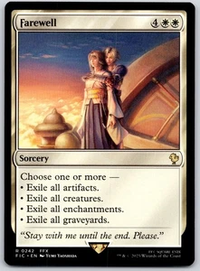 Farewell - Commander: FINAL FANTASY FIC - MTG - LP Magic - 242 R - Imagen 1 de 2