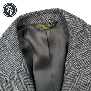 1980er 40 S J Press X Harris Tweed anthrazit grau Fischgrät Tweed Blazer USA - Bild 1 von 16