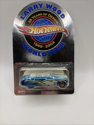 Hot Wheels RLC Larry Wood World Tour Tin '49 Merc Passion Too 1088/2500 Ice Blue - Image 1 of 4