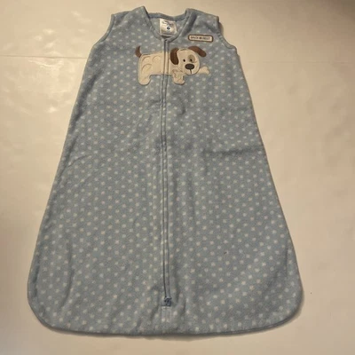 Saco de dormir Halo Fleece - Perro bordado - Talla pequeña NB-6 meses Foto 1 de 4