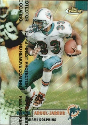 1999 Finest Refractors #93 Karim Abdul-Jabbar - FB - Image 1 of 2